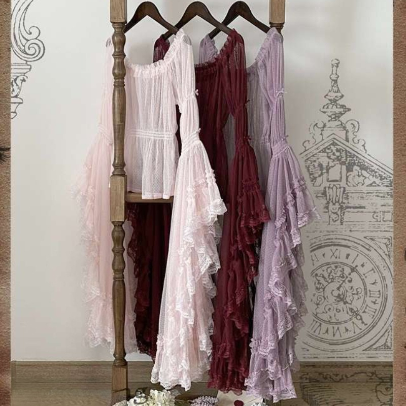 Women'S Accessories Louis Vuitton - Victorian Vintage Elegant Lolita Shirts Women