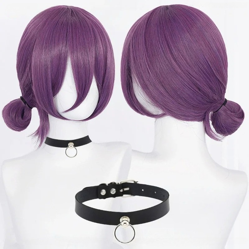 Women'S Formal Accessories - Anime Reze Cosplay Wigs 45cm Purple