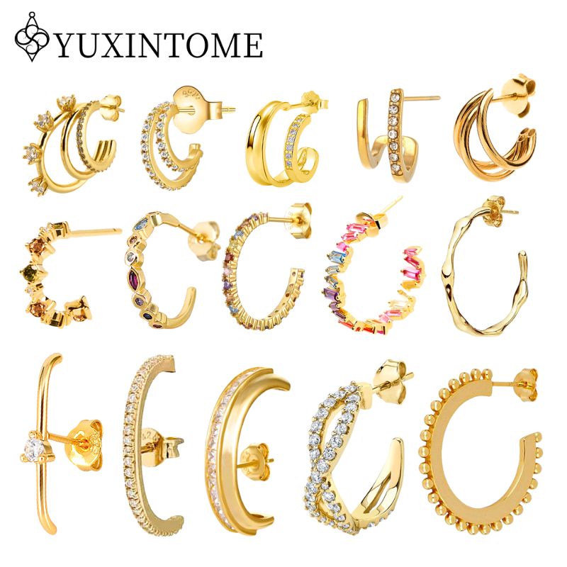 Women 925 Sterling Silver Ear  - Statement Earrings Oversized review and price