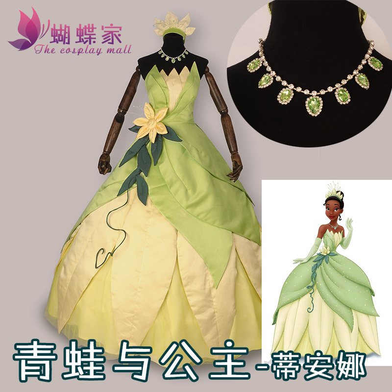 Princess Tiana Dress Cosplay C - Women'S Formal Accessories review and price