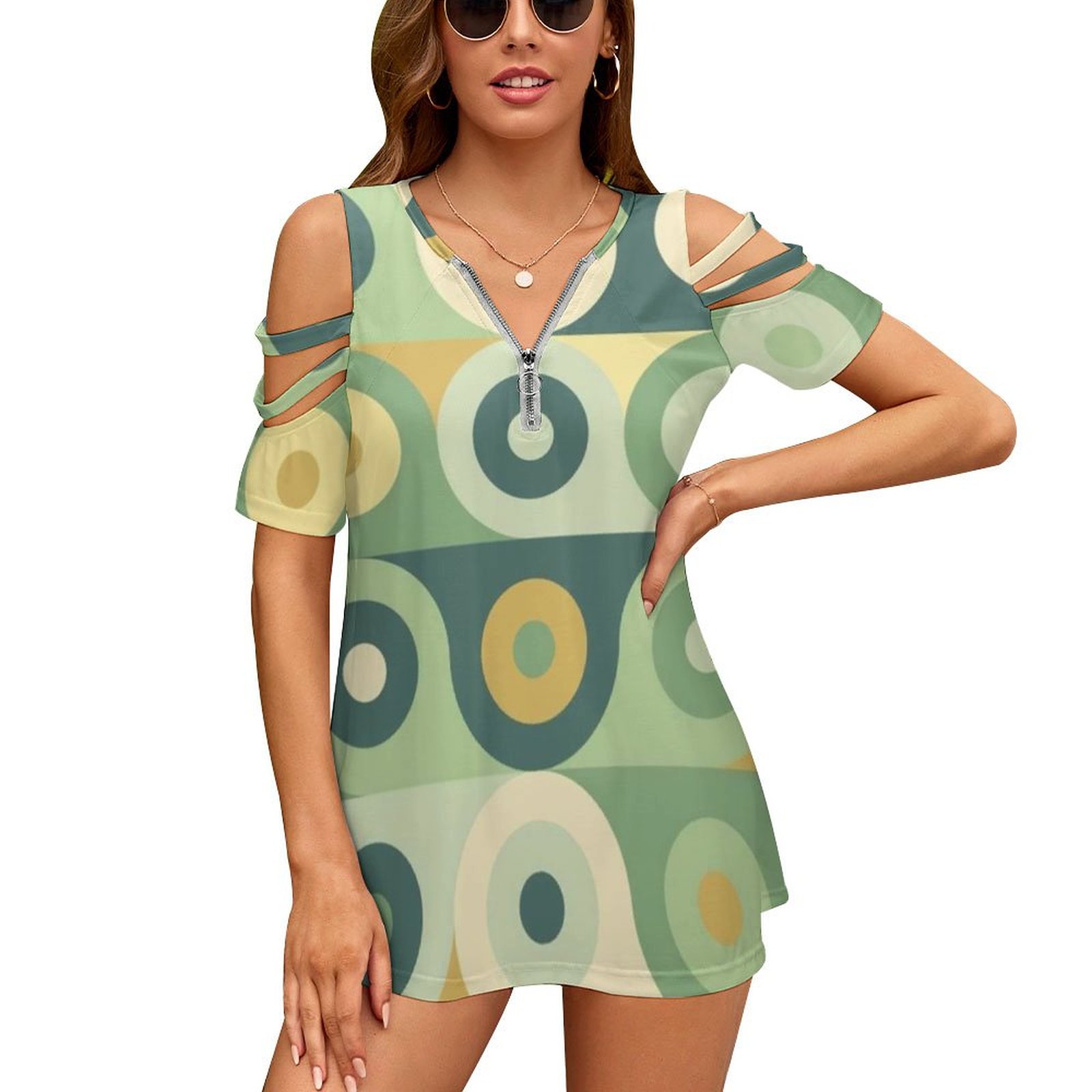Groovy 70's Pattern Women Zipp - Women'S Accessories In The 60S review and price