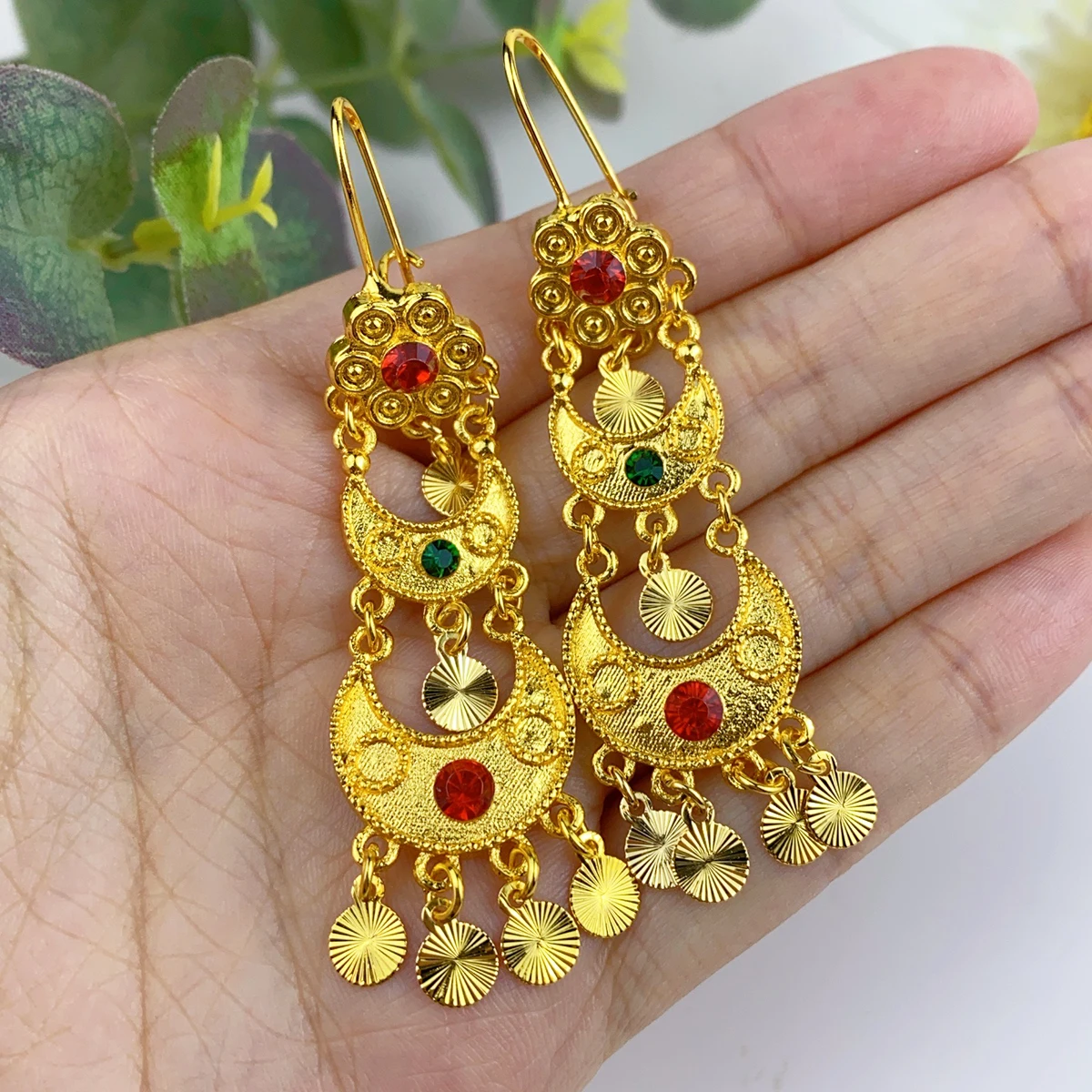 Indian Drop Dangle Earrings Je - Women Accessories Dubai review and price