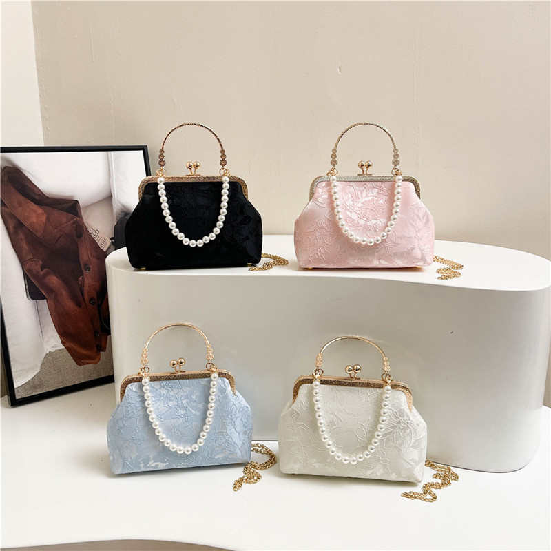 Vintage Classic Lace Bag pearl - Women'S Accessories Purse review and price