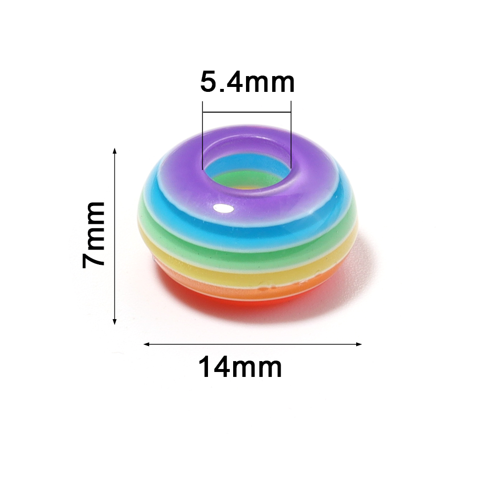 50pcs/lot Rainbow Stripe Resin - Resin Bangle Bracelet review and price