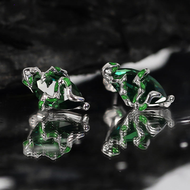 F.I.N.S Punk S925 Sterling Sil - Statement Earrings Oversized review and price