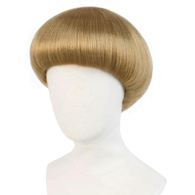 Short Blonde Bowl Cut Wig Blon - Women'S Accessories In The 60S review and price