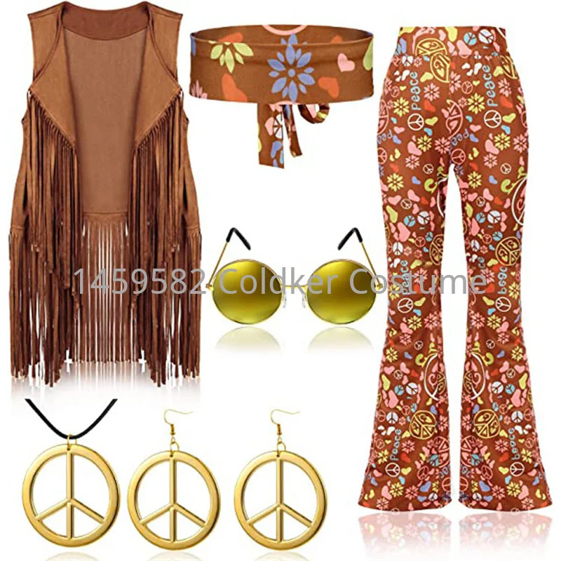 Hippie Costume Women Peace Lov - Women'S Accessories In The 60S review and price