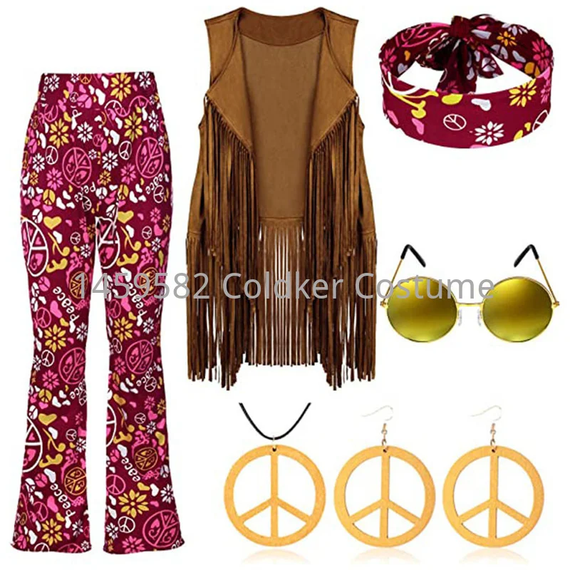 Hippie Costume Women Peace Lov - Women'S Accessories In The 60S review and price