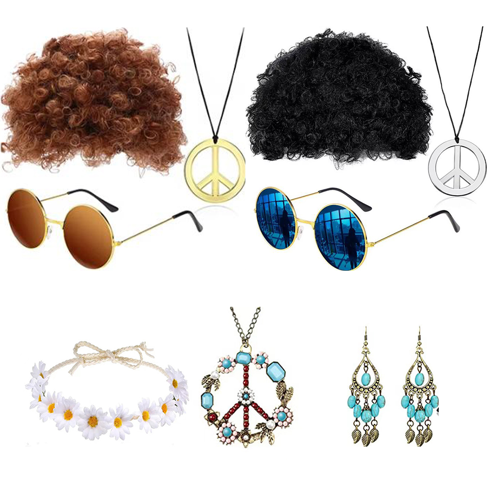 Hippie 60S Accessory Set Wig S - Women'S Accessories In The 60S review and price