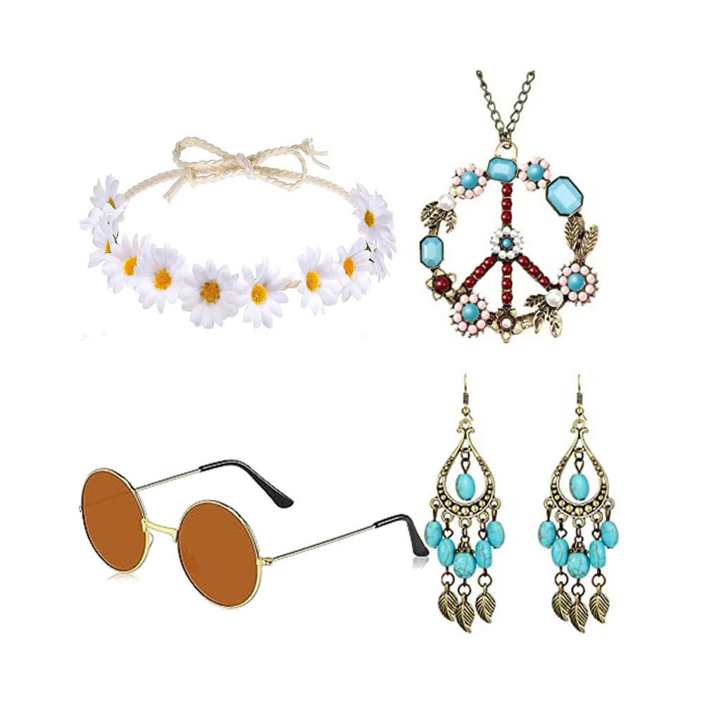 Hippie 60S Accessory Set Wig S - Women'S Accessories In The 60S review and price