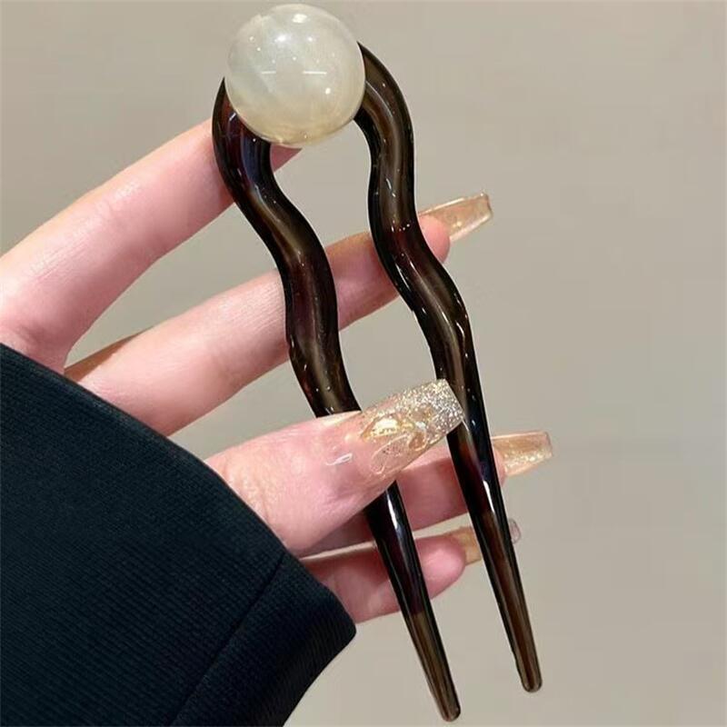 Fashion Colored Pearl U-Shaped - Women'S Formal Accessories review and price