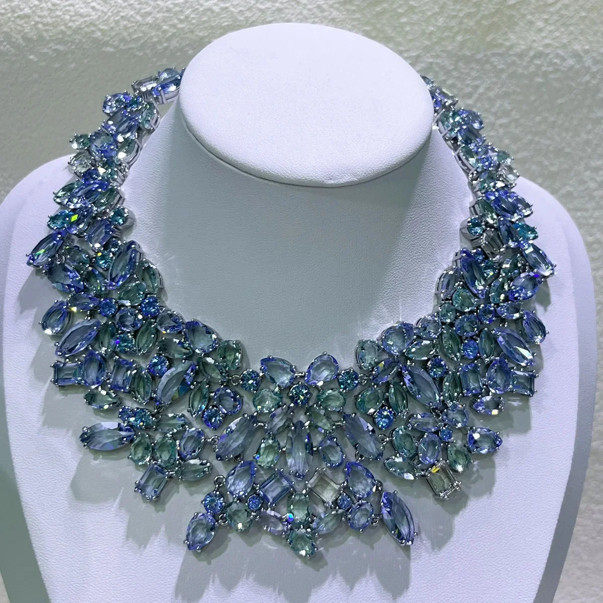 Candy Collection Blue Choker N - Statement Earrings Oversized review and price