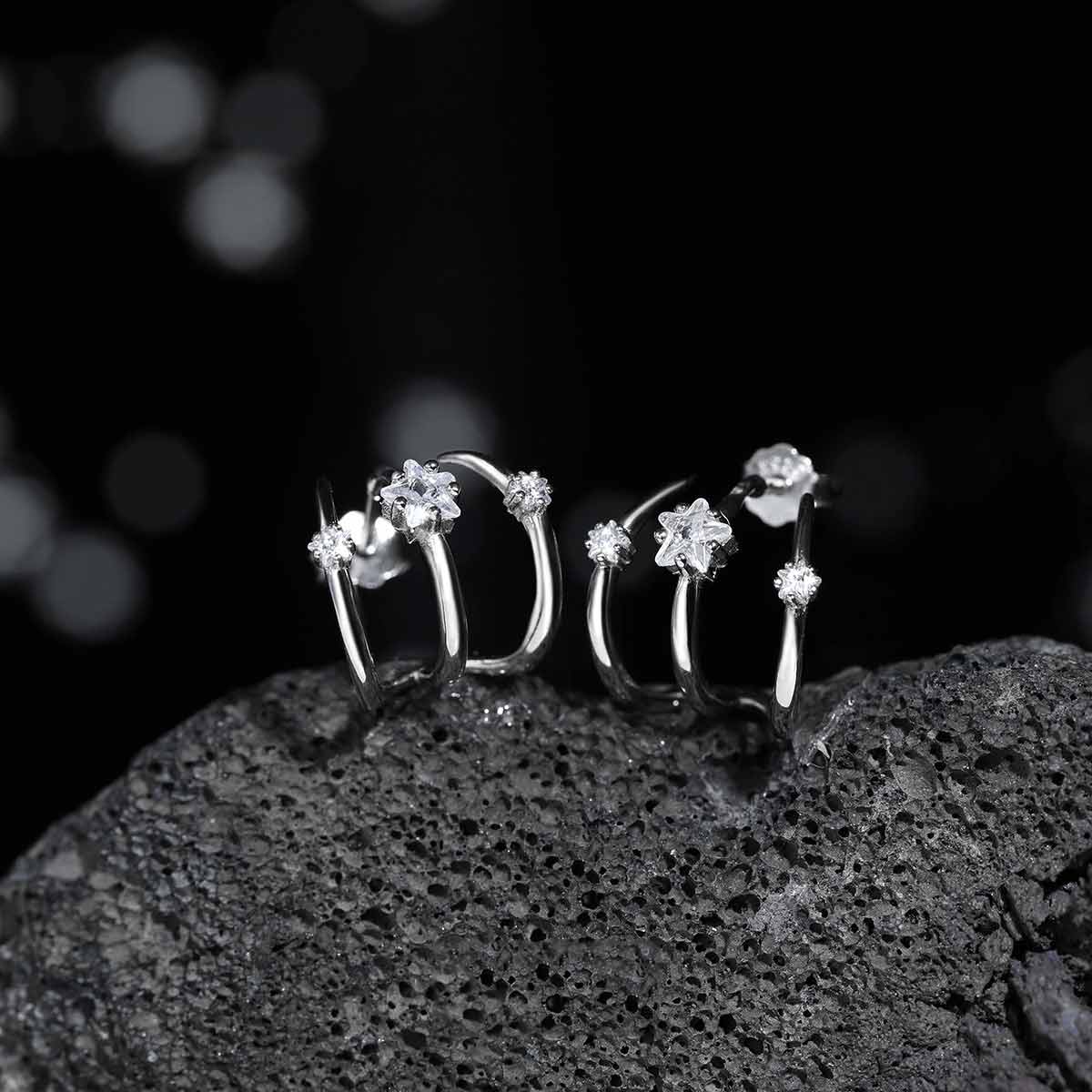 F.I.N.S Original Minimalist Tr - Statement Earrings Oversized review and price