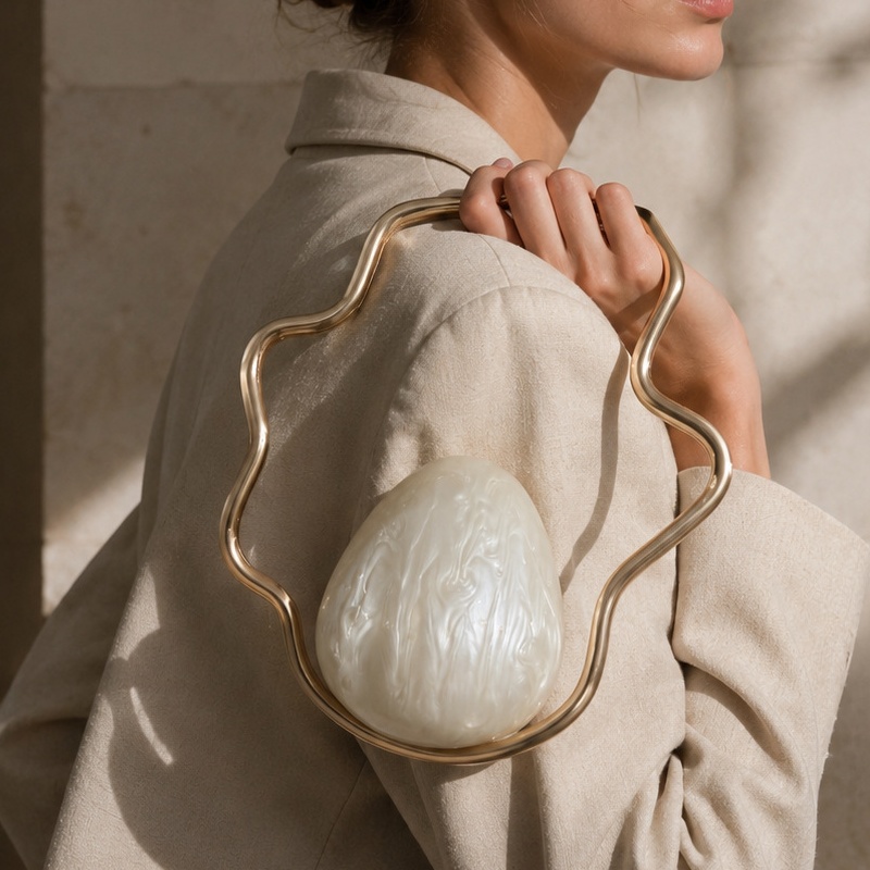 Women mini Acrylic Egg Bag Cut - Women'S Accessories Purse review and price