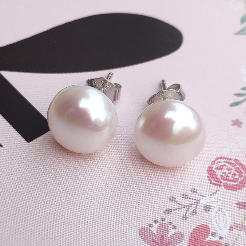 10-13mm Big Pearl Earrings Rea - Statement Earrings Oversized review and price
