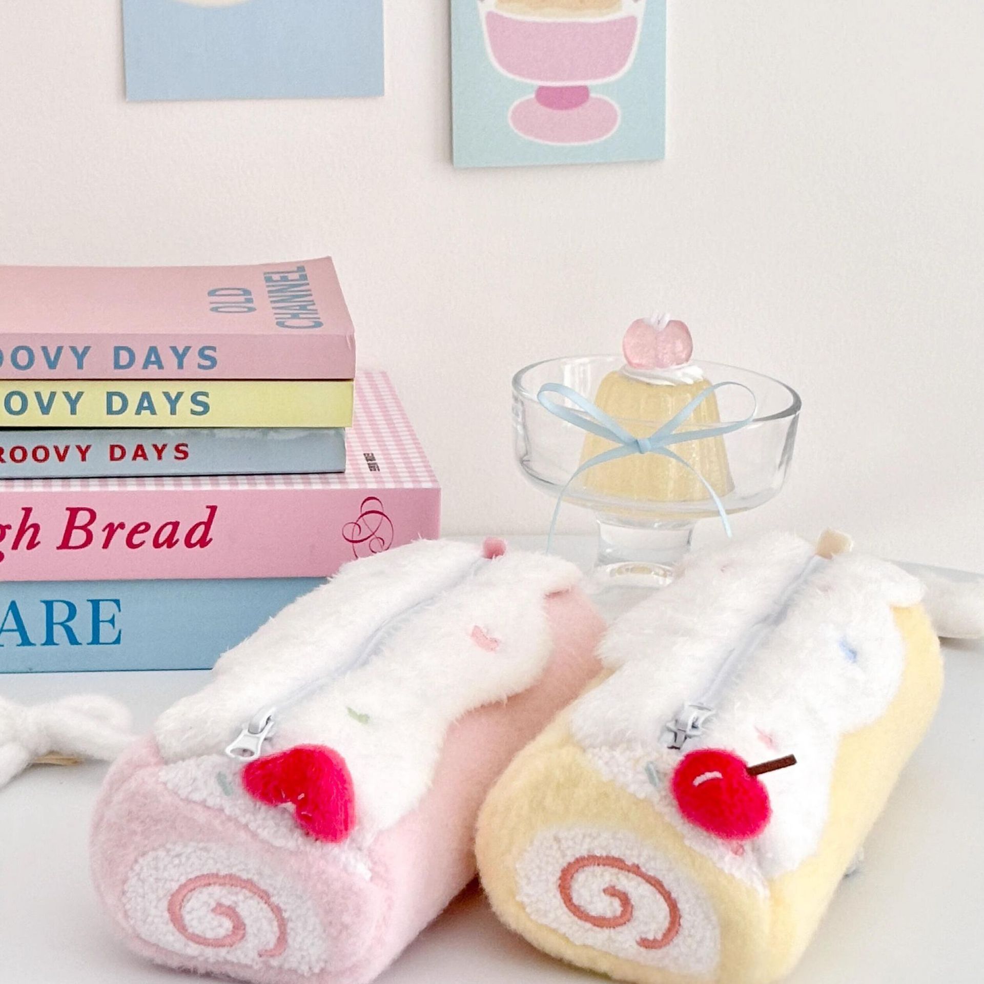 Cute Kawaii Swiss Roll Cake Pl - Women'S Vanity Accessories review and price