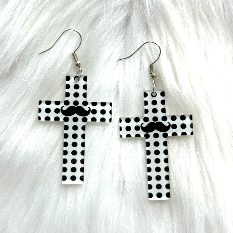 Y2K Jewelry Dots Beard Cross E - Women'S Accessories In The 90S review and price