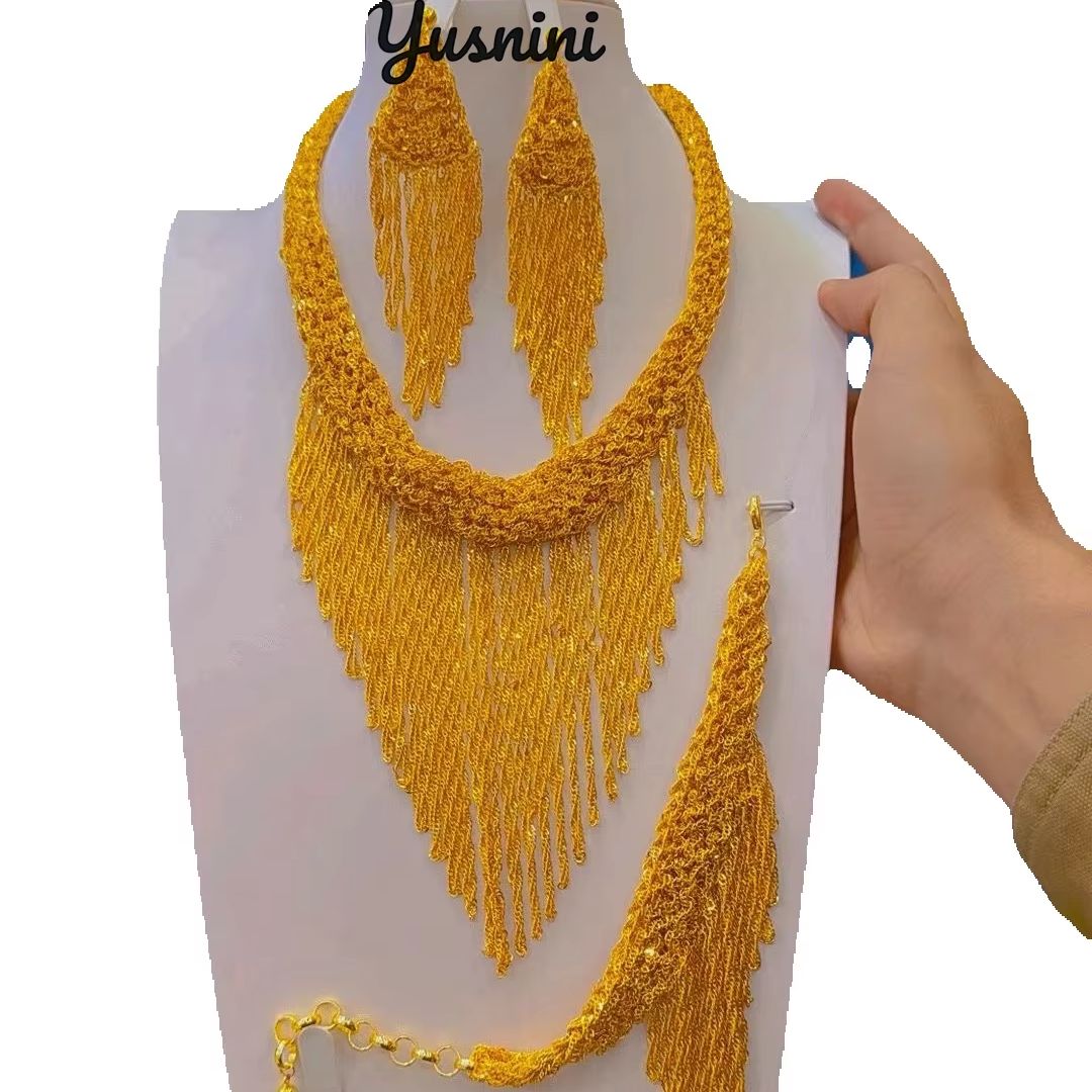 New Dubai 24K Gold Plated Brid - Women Accessories Dubai review and price