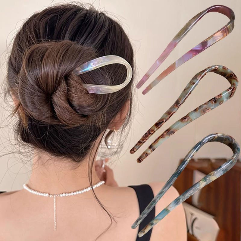 U-Shaped Hair Sticks Acetate A - Women'S Formal Accessories review and price