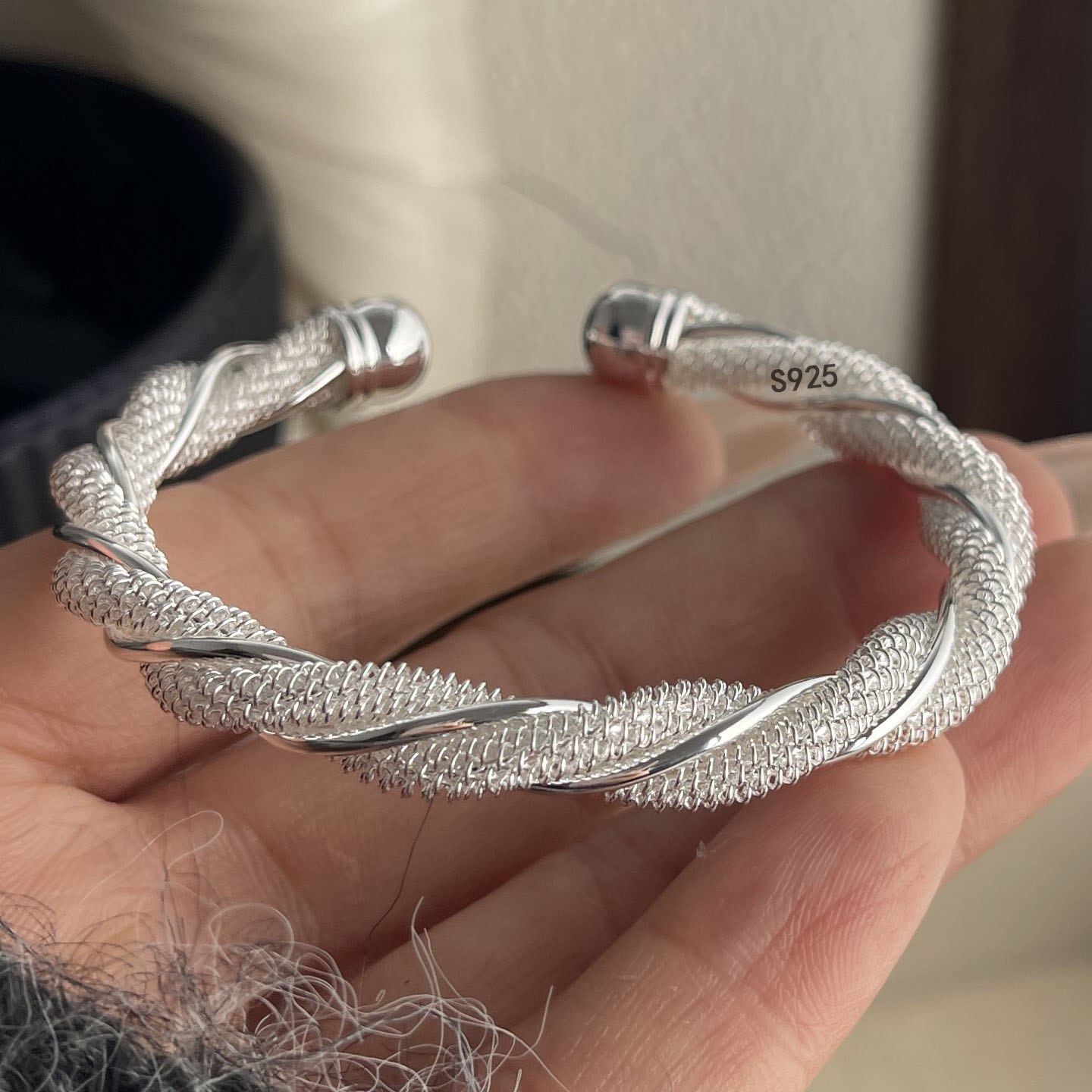 100% Solid 925 Sterling Silver - Resin Bangle Bracelet review and price