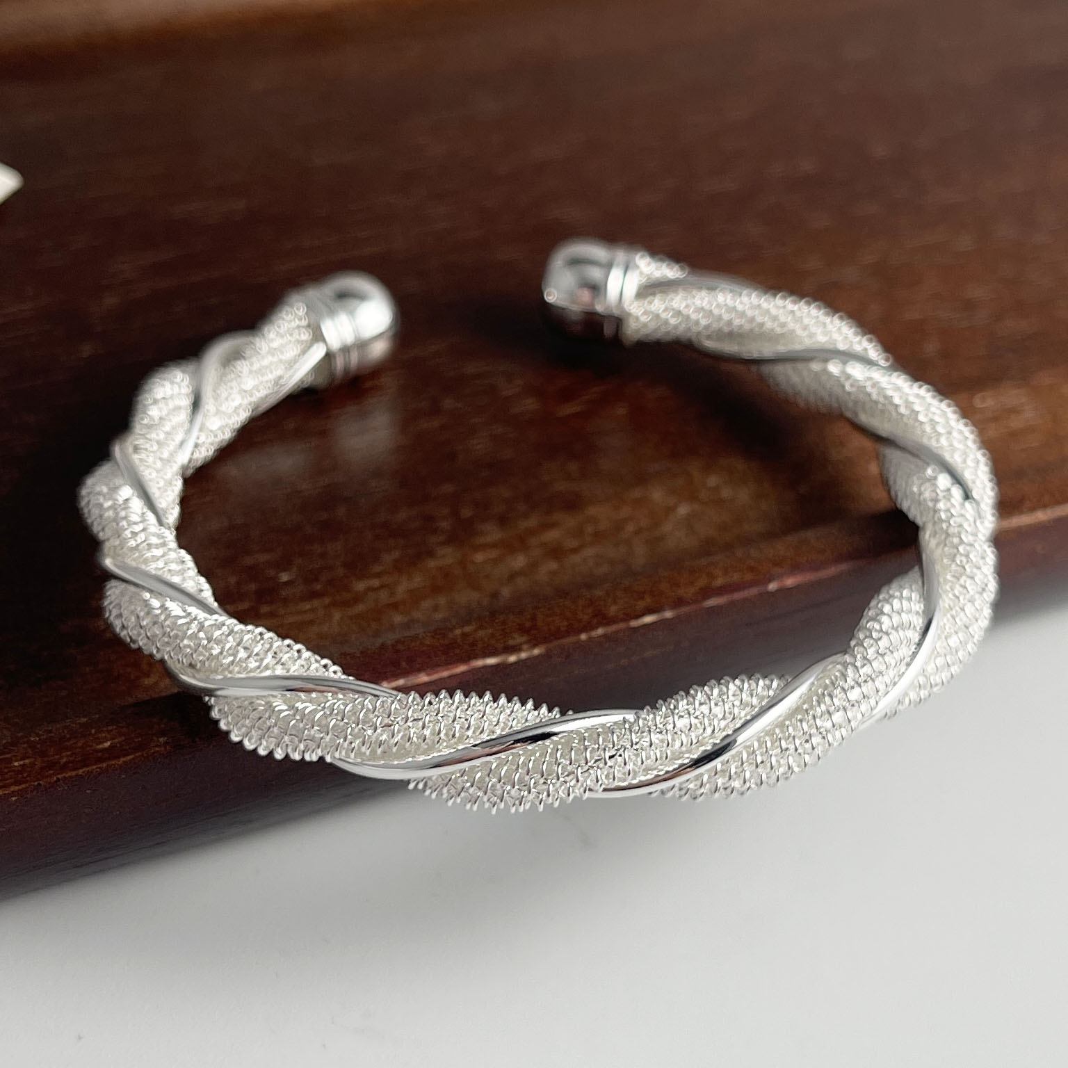 100% Solid 925 Sterling Silver - Resin Bangle Bracelet review and price