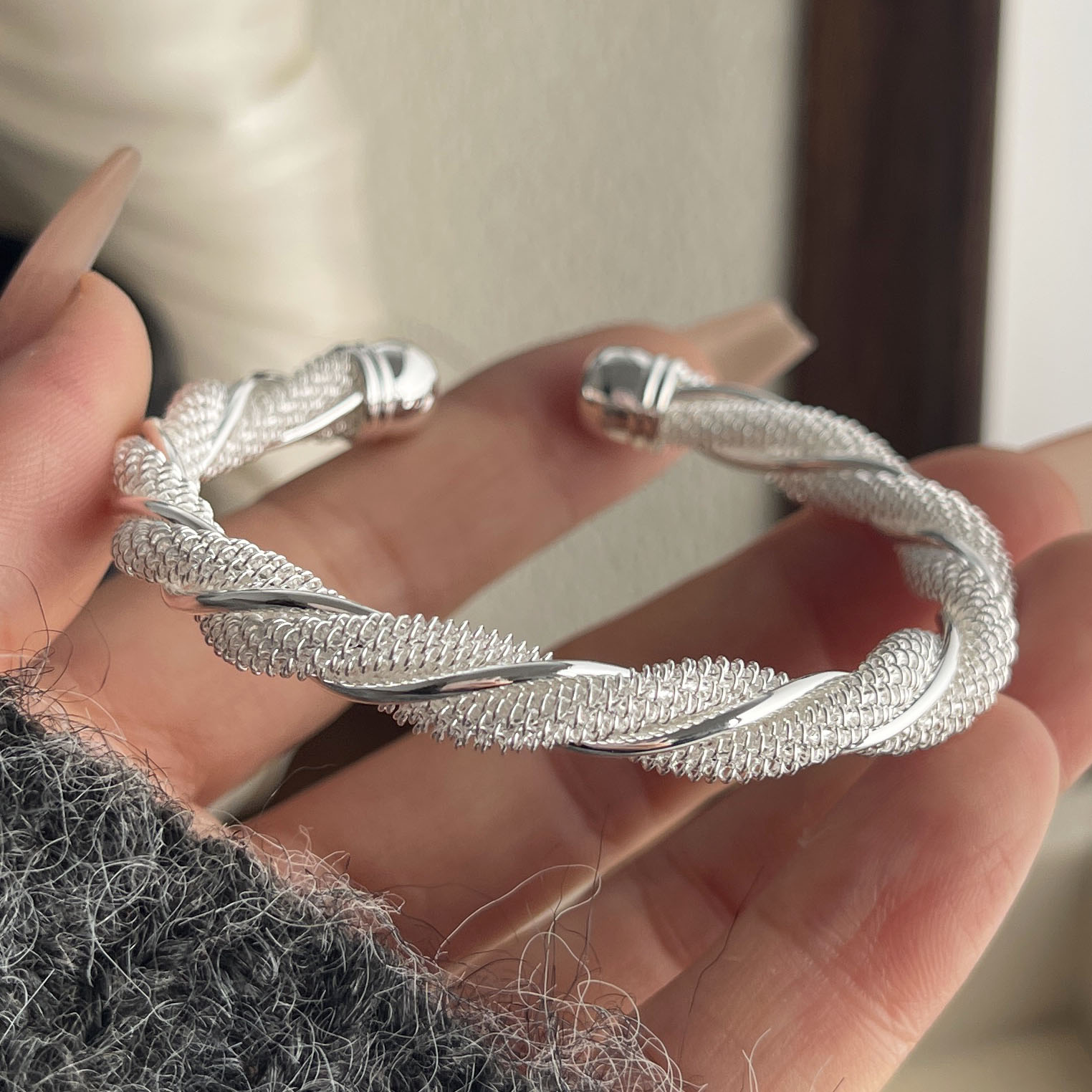 100% Solid 925 Sterling Silver - Resin Bangle Bracelet review and price