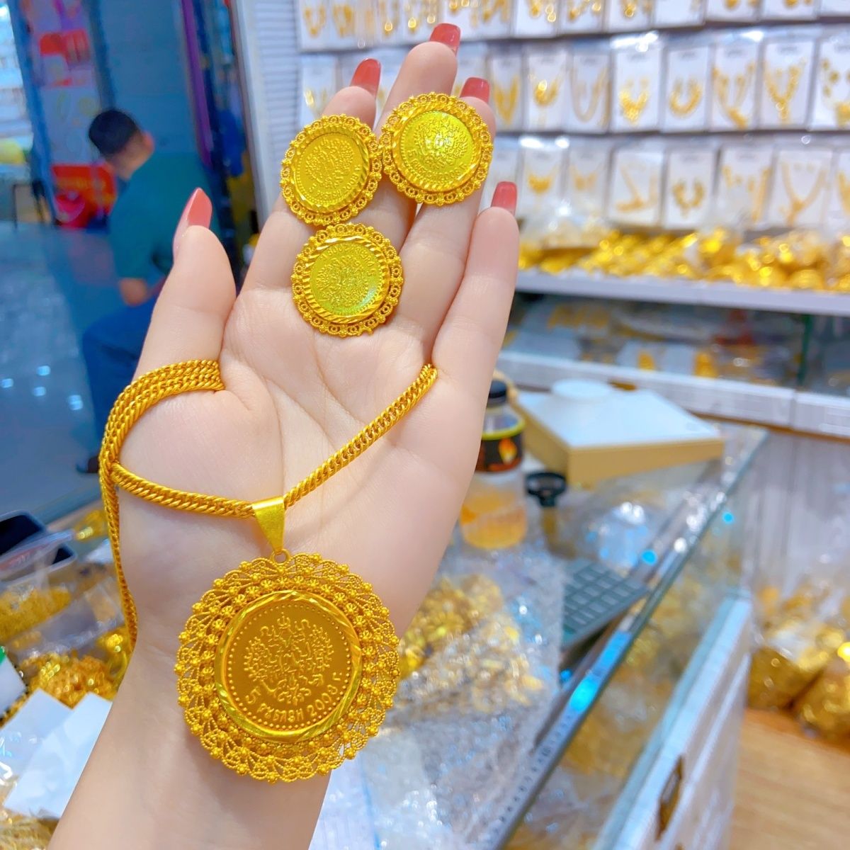 New 24K Gold Plated Dubai Jewe - Women Accessories Dubai review and price