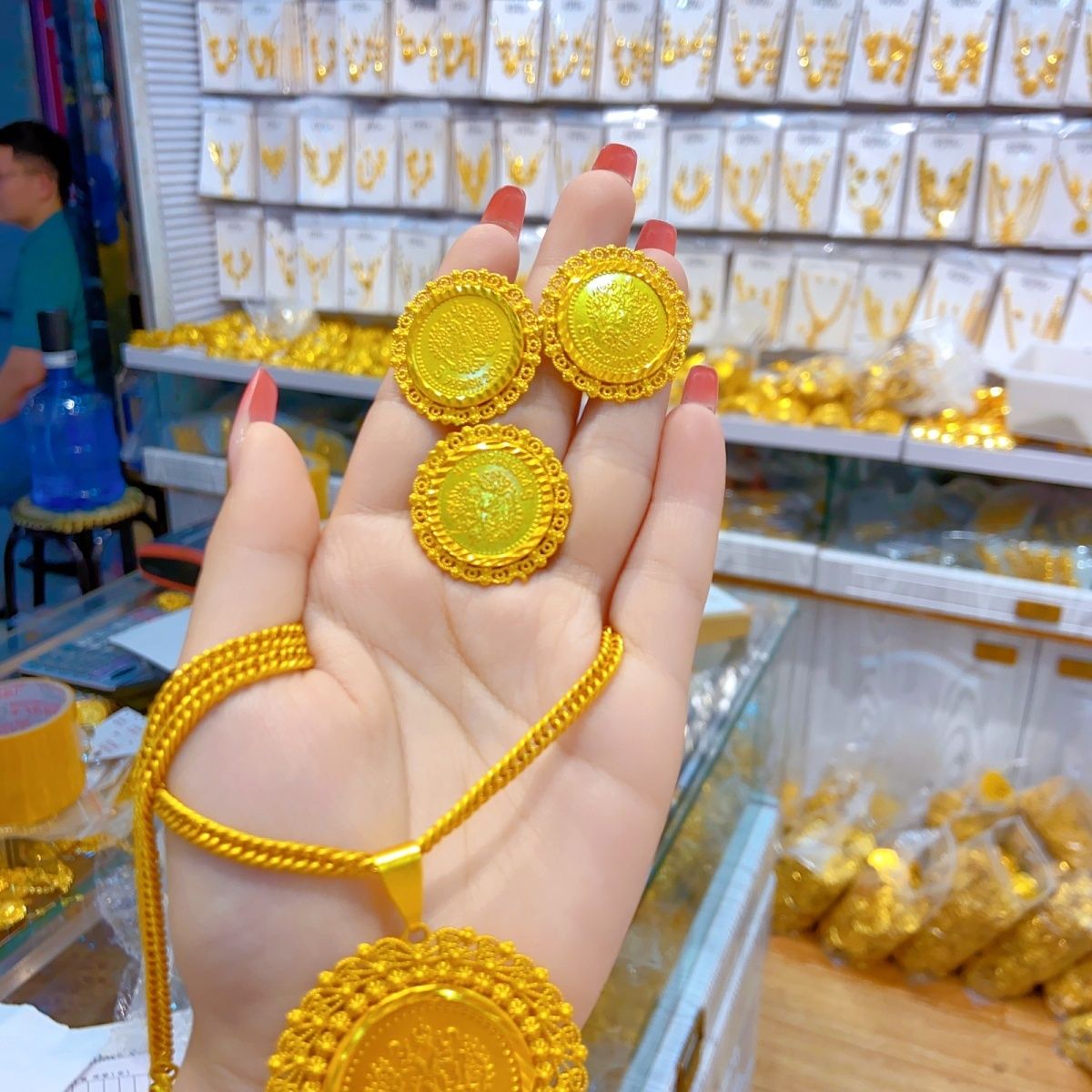 New 24K Gold Plated Dubai Jewe - Women Accessories Dubai review and price