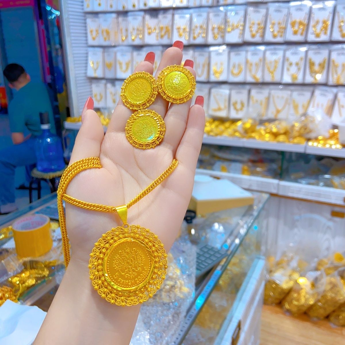 New 24K Gold Plated Dubai Jewe - Women Accessories Dubai review and price