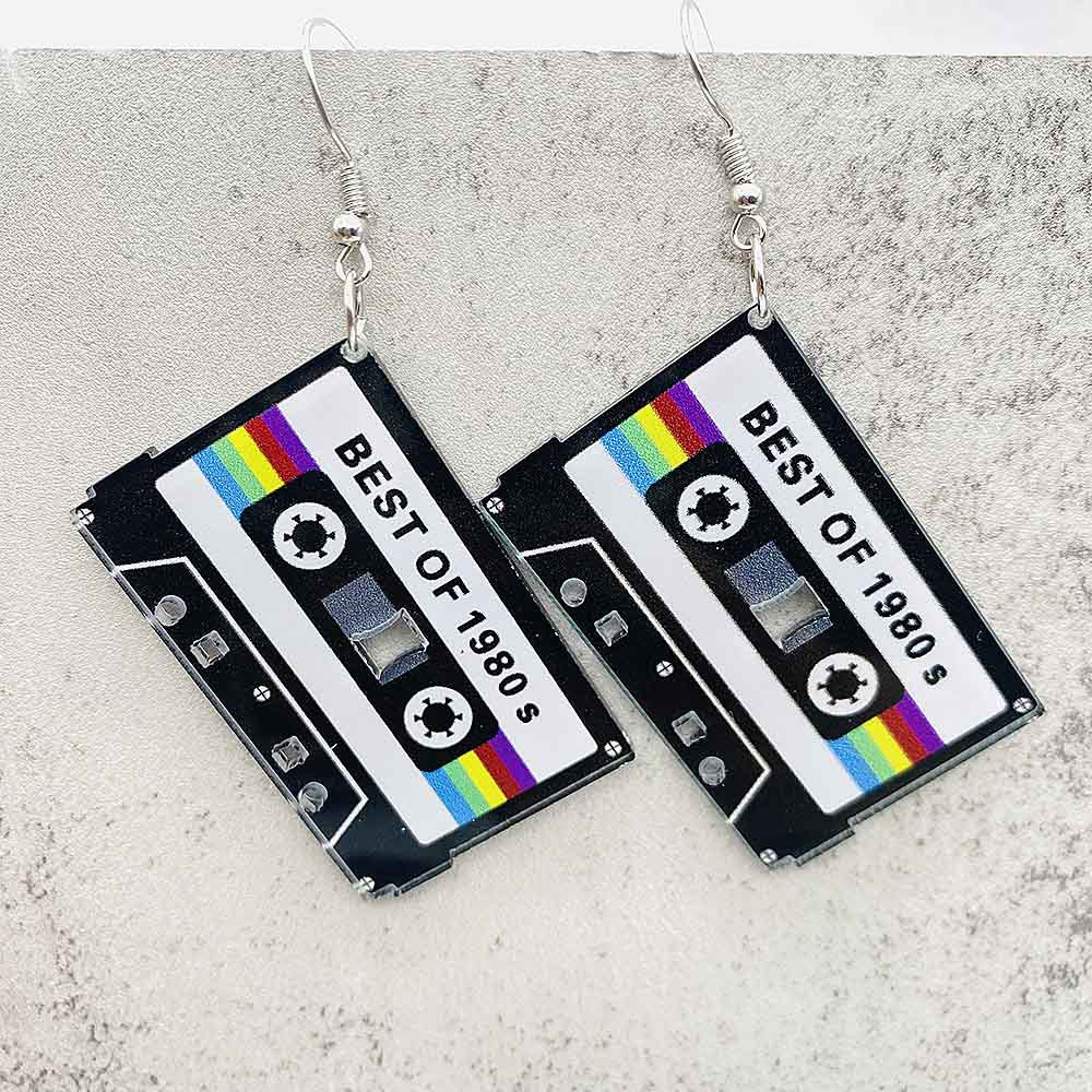 Vintage Cassette Tape Earrings - Women'S Accessories In The 90S review and price