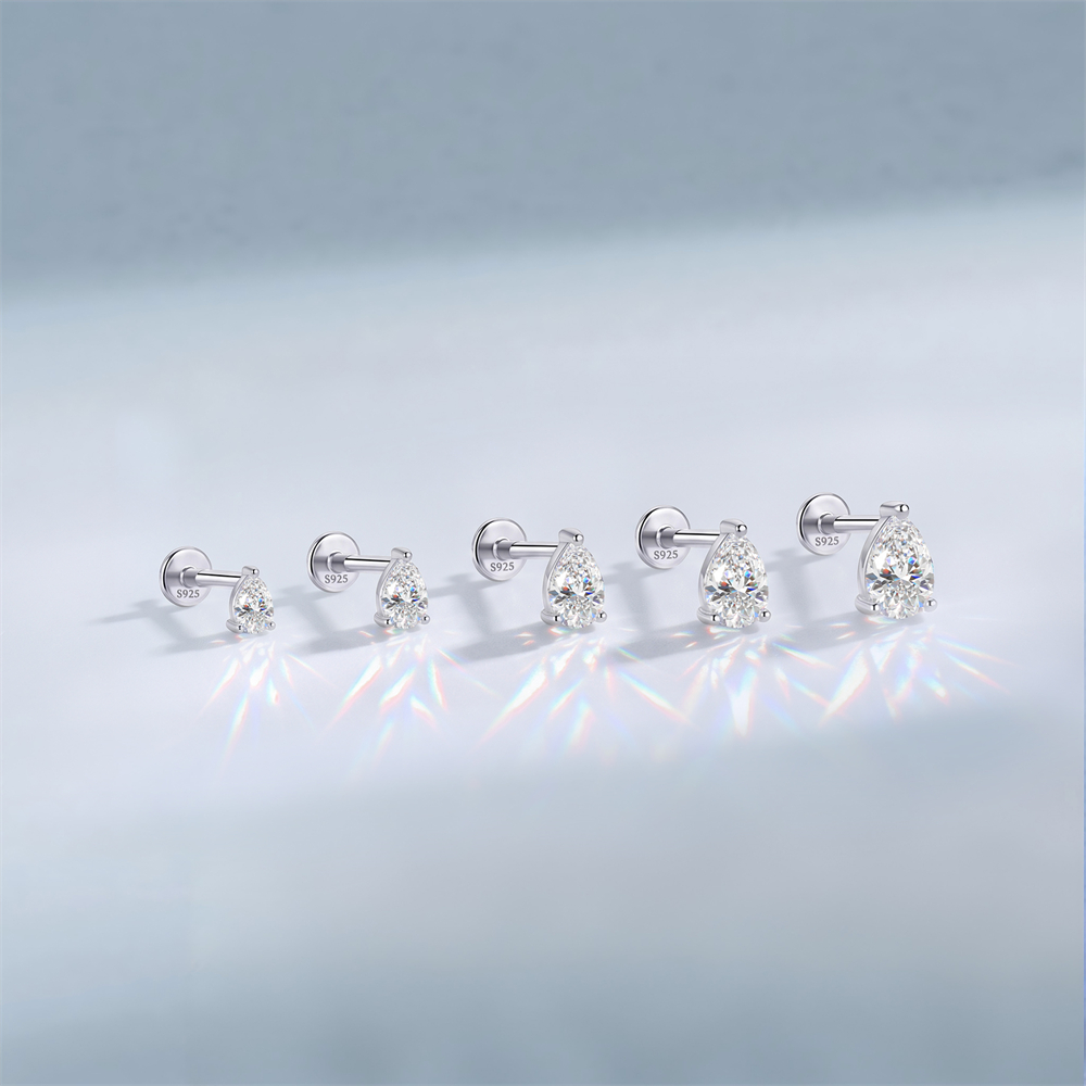 KOJ 1PC 925 Sterling Silver Cl - Statement Earrings Oversized review and price