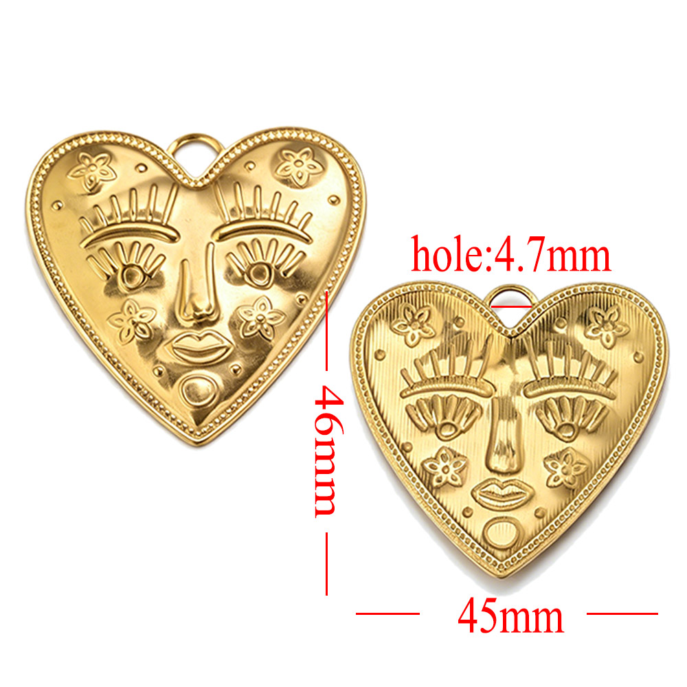 5pcs 304 Stainless Steel Sun L - Statement Earrings Oversized review and price